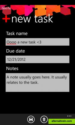 Add a new task