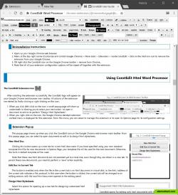 Assigning a different css stylesheet to a document makes it look totally different, without any change in document content. 