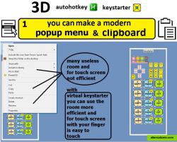 popupmenu with clipboards and multi selectors