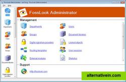 FossLook Administration panel