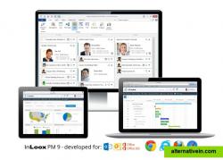 InLoox PM 9 for Desktop, Web and Smartphone.