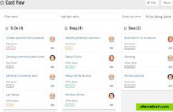 Move tasks through a Kanban-style flow.