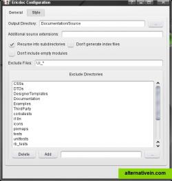 Source documentation interface