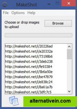 MakeShot's main window