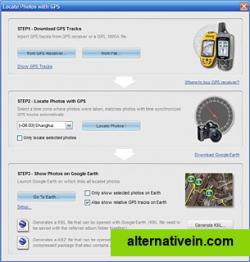 Windows : geotagging options