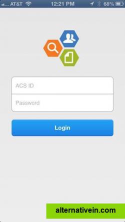 Login Page on Android version