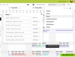 Use custom fields and filters to focus in on resource groups