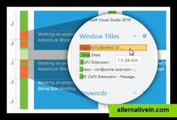 Track the work done on your PC automatically and transform the logged activities into time sheet entries with one double-click.