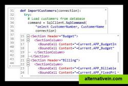 Tailor time cockpit to your processes. Add tables and properties, customize lists and forms and access all data with IronPython or .NET.