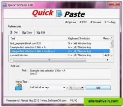 QuickTextPaste