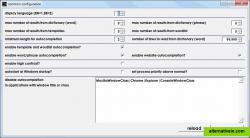 Mywe configuration editor