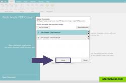 Merge PDF documents