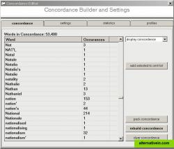 Concordance Utility