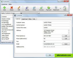 Express Accounts Accounting Software - Customer Details