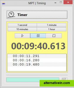 Timing - unlimited stopwatches and timers on your desktop