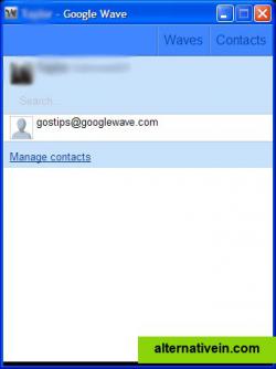 Google Wave Contacts