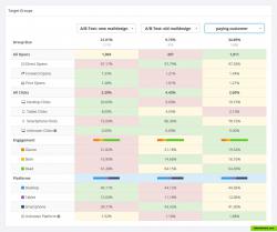 mailspice analytics target groups