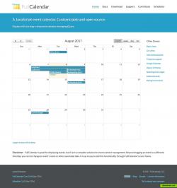 FullCalendar screenshot