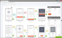 Mobile app user flow chart