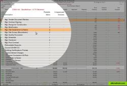 Drill down into each individual cost item per project, right from the top level of project over view to the bottom level of contractor details and correspondence