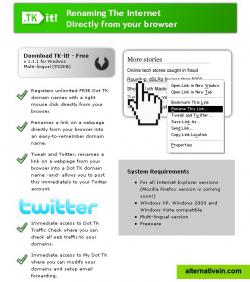 Renaming The Internet - Now with IE, later also with Firefox addon