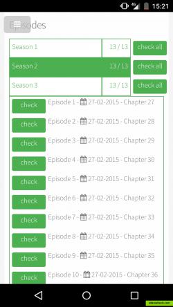 So you can update your episode list from your couch!