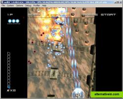 nullDC running the game Ikaruga