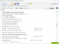 Example of RC column design to Eurocode. Demonstrates report formatting and variable substitution.