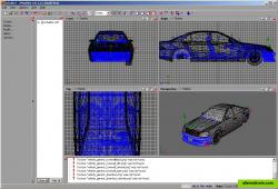 Main window with mesh