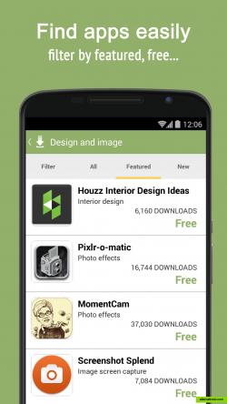 Filter by featured, new...