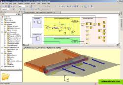 Example of controlled actuator in SimulationX