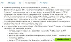 Automatically interprets statistical results in plain English