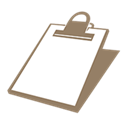 Simple Cloud Clipboard icon