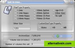 Split Zip File Capability