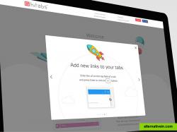 Take a tour popup on hitabs.com