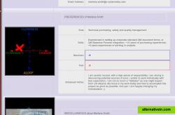 There is a Riemann-Thomann Cross in the user's profile, showing the attitudes based on the individual's personality (individual preferences of nearness & risk) for a better understanding and building up trust.