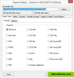 The Import and Export Wizards permit users to import from such formats as Microsoft Excel, DBF, XML, and text.