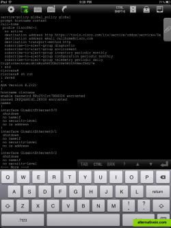 get console ipad terminal app