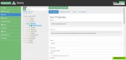 Simplified item editor, drag and drop category manager, infinite subcategories 
