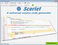 Scoriet main menu