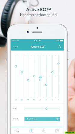 Improve the sound quality with Active EQ ™.