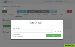 Attaching additional disks (block storage, from network drives or compute server drives)