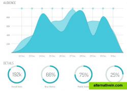 ZingChart allows very flexible styling to match any custom design.