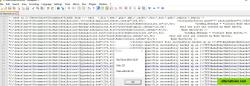 Search Results displayed in Notepad++