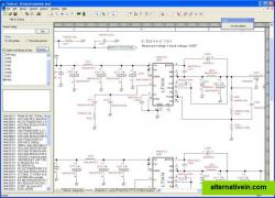 screenshot of TinyCAD in operation