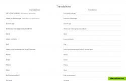 Custom translations