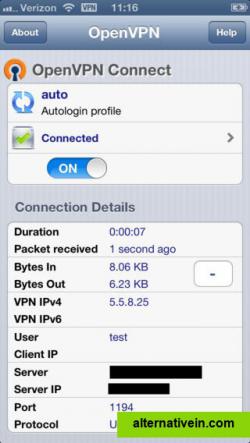 OpenVPN on Iphone(1)