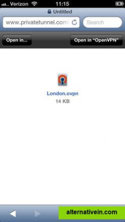 OpenVPN on Iphone(4)