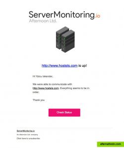 Server Uptime Alert Cleared