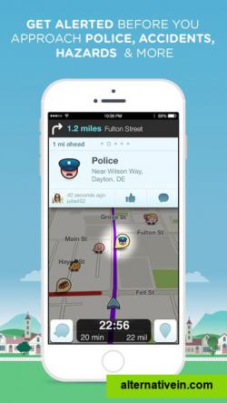 Waze on Iphone(1)